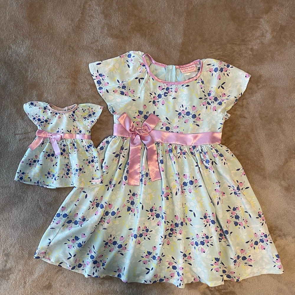 American Girl , Girl Dress & Doll Dress 18”